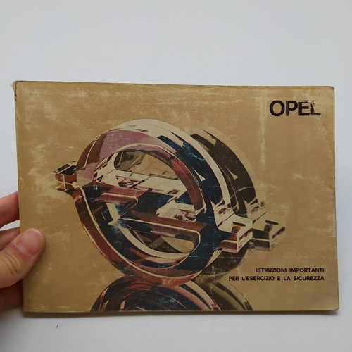 Libretto uso manutenzione opel - libretto,