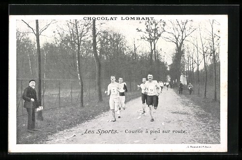 Cartolina les sports course - sports,, a