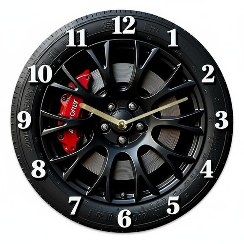 Orologio ruota auto stampa - orologio,