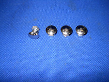 KIT 4 PERNI INOX PER PARAURTI ANT. + POST.  NUOVO PER RENAULT R4,TL, GTL