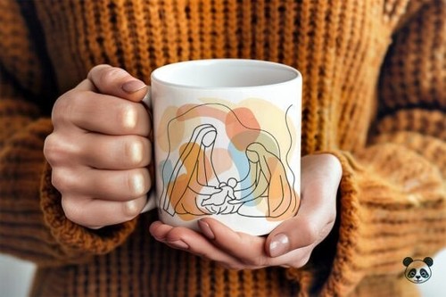 Tazza caffè presepe - tazza, da