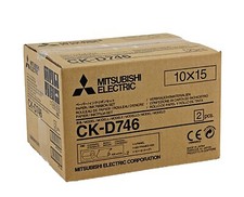 Mitsubishi Electric CK-D746 Carta + Ribbon per 800 Stampe 10x15