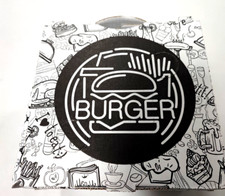 100 SCATOLE PANINI HAMBURGER SCATOLA PER ALIMENTI CONTENITORE CM.15X15 H 12 M.IT