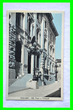 Antica cartolina postale Teramo congresso medico 1934 non viaggiata rara
