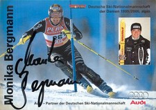 Autografo Monika Bergmann -
