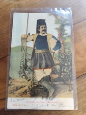 ORANI NUORO CARTOLINA FP COLORATA VGT 1915