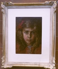 Dipinto olio su cartone