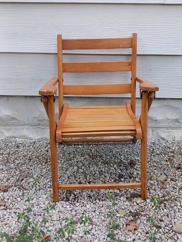 Sedia pieghevole vintage - , metà
