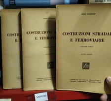 Costruzioni Stradali e Ferroviarie L. STABILINI 3 Volumi II Ediz. TAMBURINI 1949