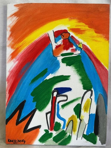 Wassily kandinsky quadro olio - quadro,