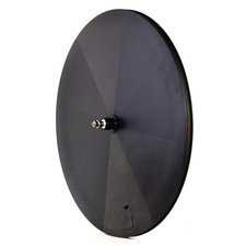 Ruota a disco bici full carbon per pista/triathlon freno a disco, larghezza 25 mm tubeless