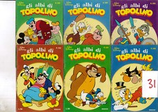 TOPOLINO ALBI  6 FUMETTI