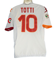 Maglia roma totti match worn - maglia,