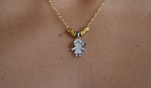 Collana ciondolo bebé bebè - collana,