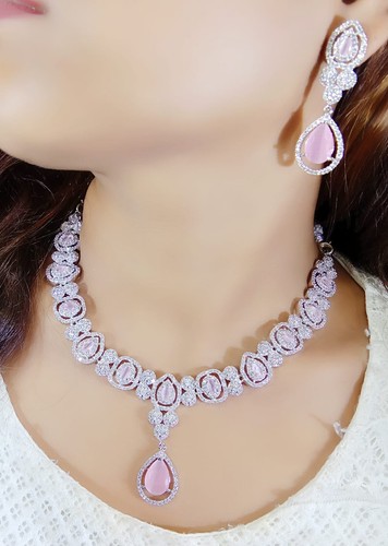 Set collana zirconi diamanti