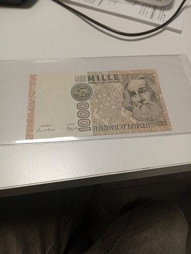 Banconota 1000 lire - lire,