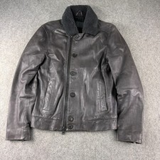 Giacca pelle mortaio All