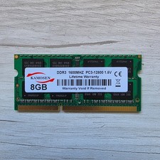 8GB RAM DDR3 1600MHz