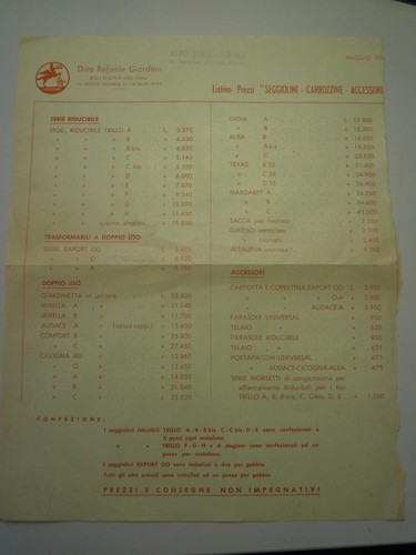 Listino del 1955 - listino,