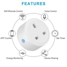 2XUK Smart Wifi Plug 3 PIN APP