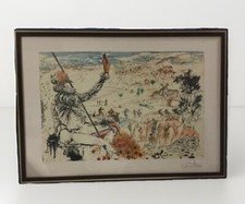 🌈 Salvador Dali “ Don Chisciotte L’Age d’Or 1957 “ Litografia con certificato