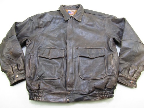 Giacca pelle vintage - , allstate
