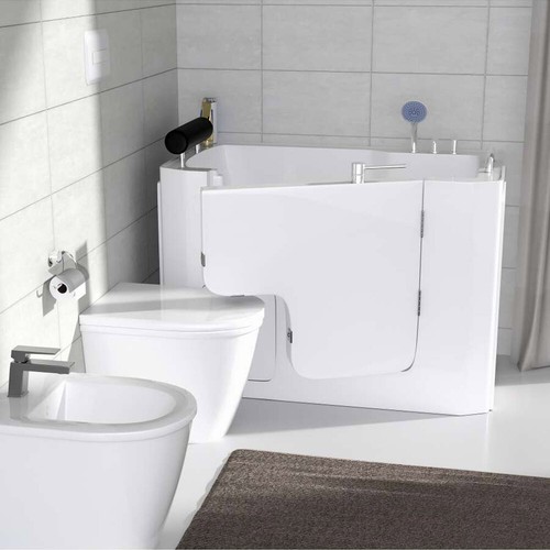 Vasca bagno con - con, sportello