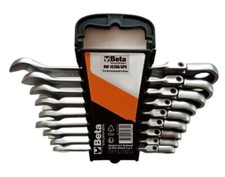 Beta Worker Serie 9 chiavi combinate a cricchetto snodate reversibile supporto