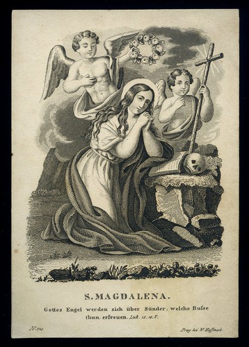 Santino incisione 1800 maria - incisione,