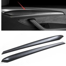 per Tesla Model 3 Model Y 2019-2023 2022 Strisce di rivestimento delle portiere interne Nero opaco
