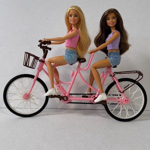 Bicicletta tandem rosa nuova