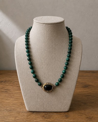 Collana vintage malachite - collana,