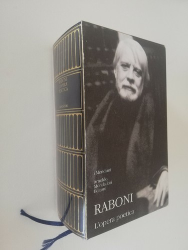 Raboni opera poetica i - poetica,