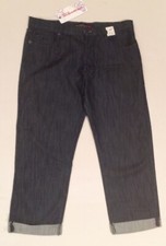 Vitamina Italy Sammie Jeans Denim Cropped Leggero Elasticizzato Tg 12 US