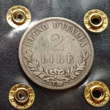 moneta argento 2 Lire  Valore