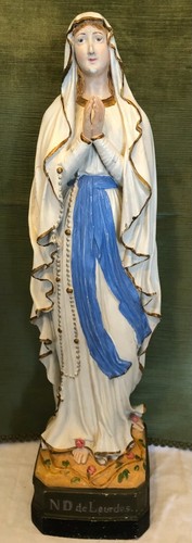 Antica statua madonna lourdes - antica,