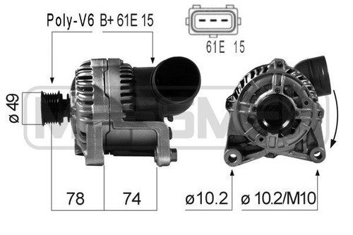 Alternatore era 210164a per - era,