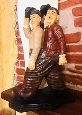 Scultura Legno - Stanlio e