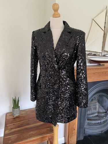 Blazer lungo nero zara - nero, con