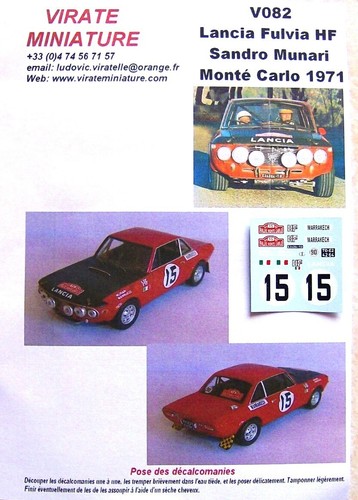 V082 lancia fulvia 1600 - v082, hf