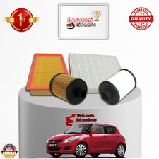 KIT TAGLIANDO 4 FILTRI SUZUKI SWIFT IV 1.3 DDiS 55KW 75CV DAL 2010 ->