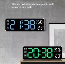 Orologio da parete digitale a led con data e temperatura display grande moderno