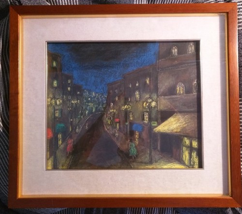 Naif vintage quadro - naif,