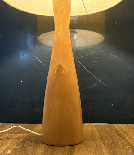 Base lampada legno vintage - lampada, in
