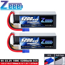 2x Zeee 6S 22,2 V 100 C 5200