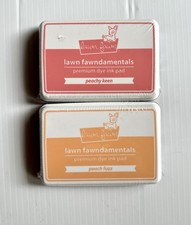 Confezione da 2 tamponi di inchiostro per fondamenti fulvo prato colori pesca