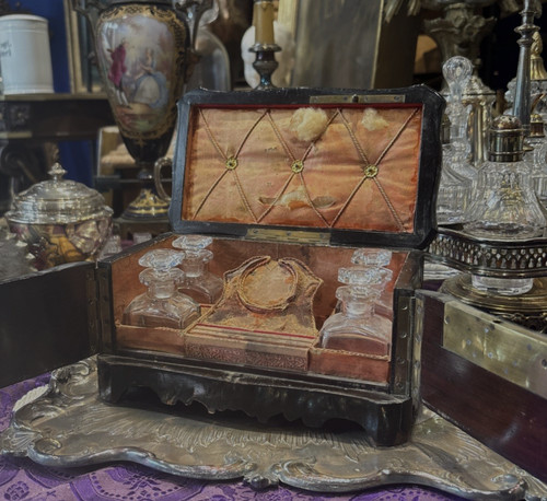 Ancien coffret encrier porte - ancien,