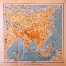 Carta geografica antica ASIA