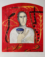 Mimmo PALADINO "Astronomico" 2008 Acquaforte/tinta originale numerata e firmata