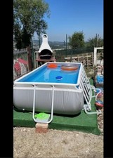 Piscina fuori terra rettangolare Intex 26784 prisma cm 300 x 175 pompa - Rotex